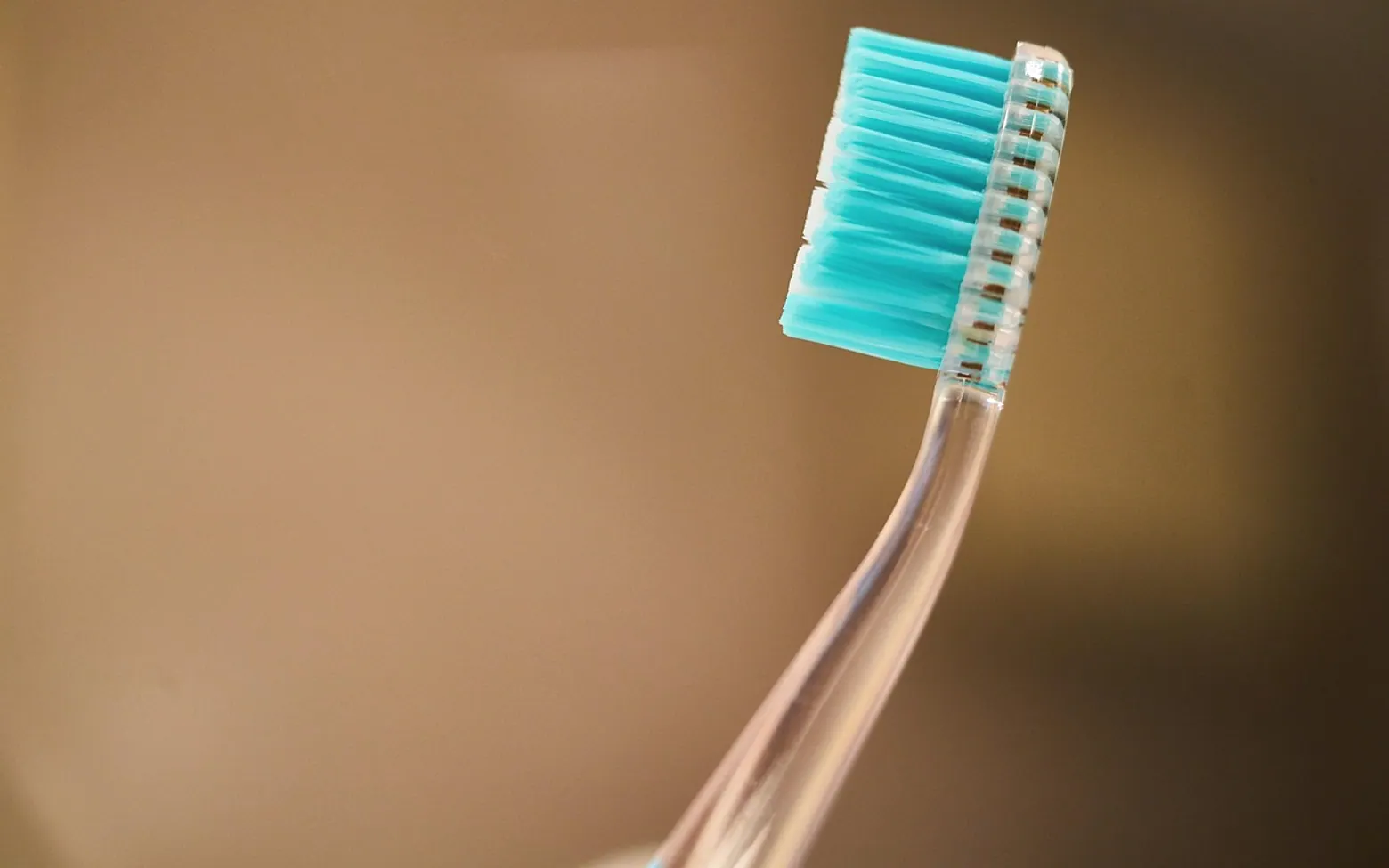 Blue, toothbrush and clay